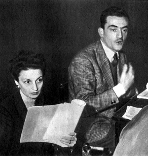 Rina Morelli e Luchino Visconti 1947