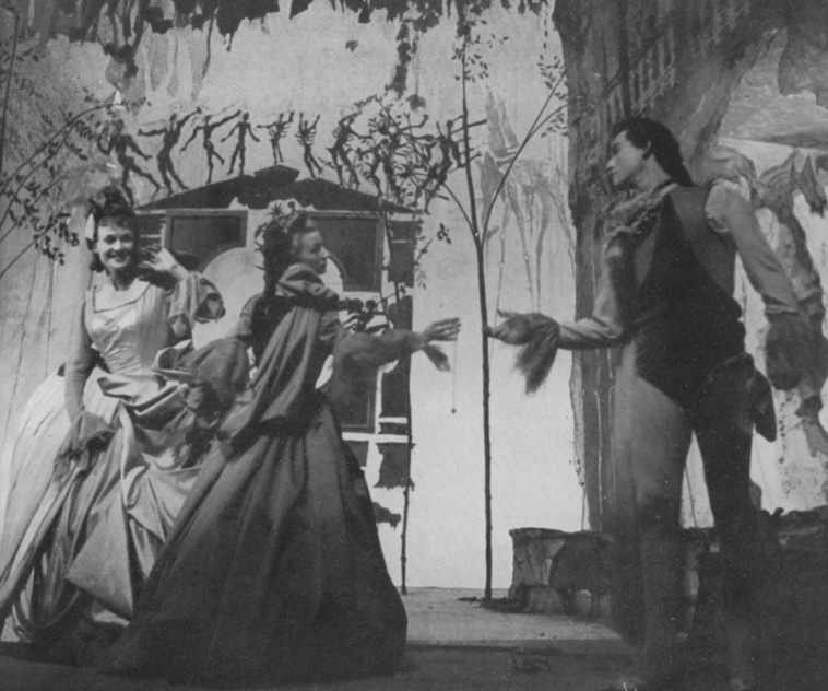 Vivi Gioi, Rina Morelli e Vittorio Gassmann